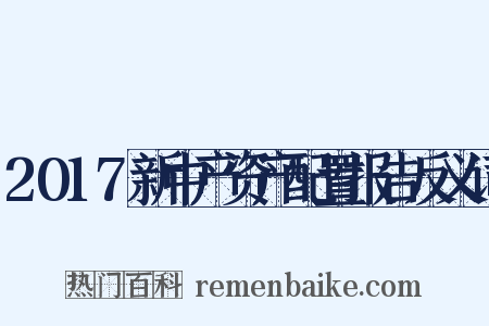 2017新中产资产配置报告反义词是什么意思的图片